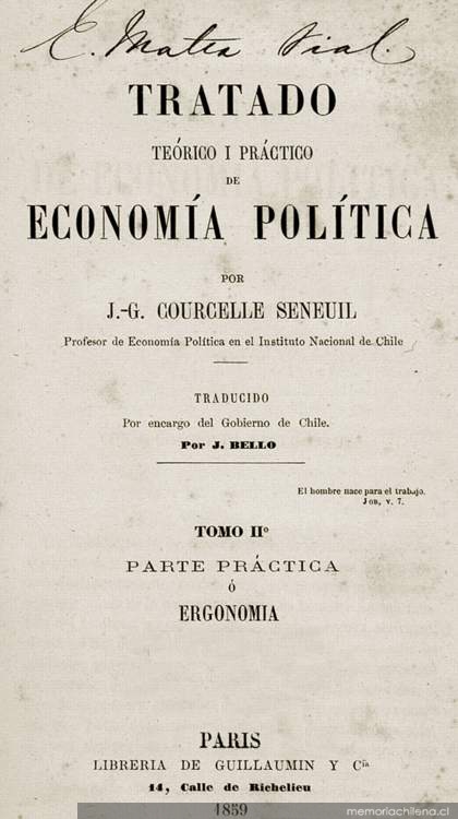 Tratado teórico y práctico de economía política