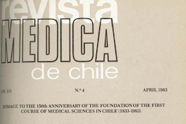 Observaciones sobre el estado actual de la medicina en Chile con la propuesta de un plan para su mejoría