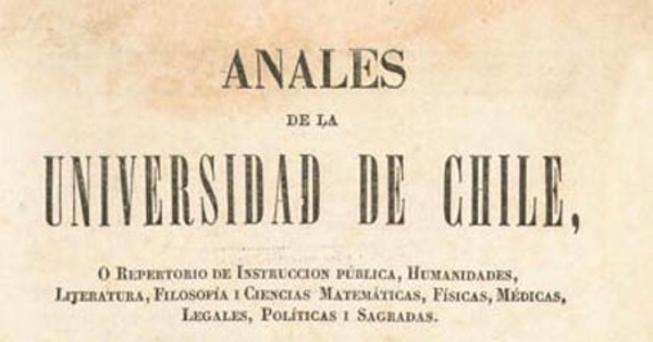 Apuntes de la historia de la enseñanza médica en Chile