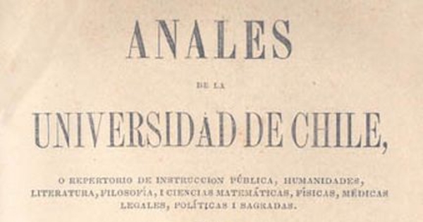 Medicina : casas de maternidad : utilidad de estos establecimientos, posibilidad, i aún necesidad, de establecer uno en esta capital, i ventajas especiales que reportaría su existencia