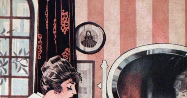 Mujer frente a su tocador, 1918