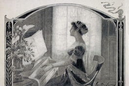 Mujer al piano, 1905