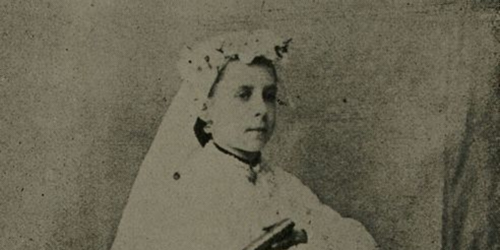 Amalia Errázuriz el día de su primera comunión, 1870