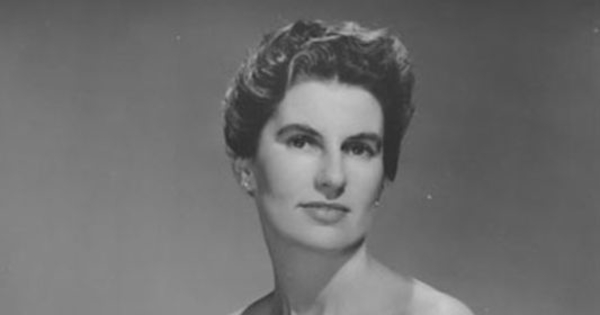Retrato de Angela Gana de Mitrovic, hacia 1950