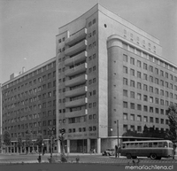 Frontis Banco del Estado, hacia 1960