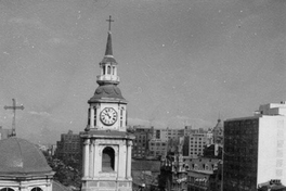 Torre Iglesia San Francisco, calle Alameda, hacia 1960