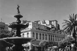Plaza Echaurren, hacia 1960