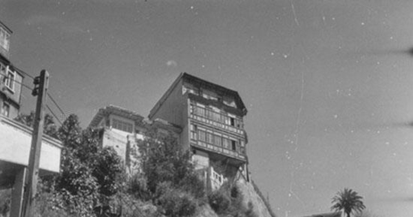 Ascensor Artillería, Valparaíso, hacia 1930