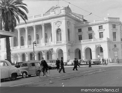 Teatro Municipal de Santiago, hacia 1960