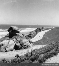 Balneario Rocas de Santo Domingo, hacia 1960