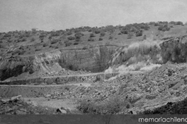 Explosión en campamento minero, hacia 1960