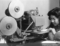 Procedimientos para la confección de cuero y calzado, hacia 1960