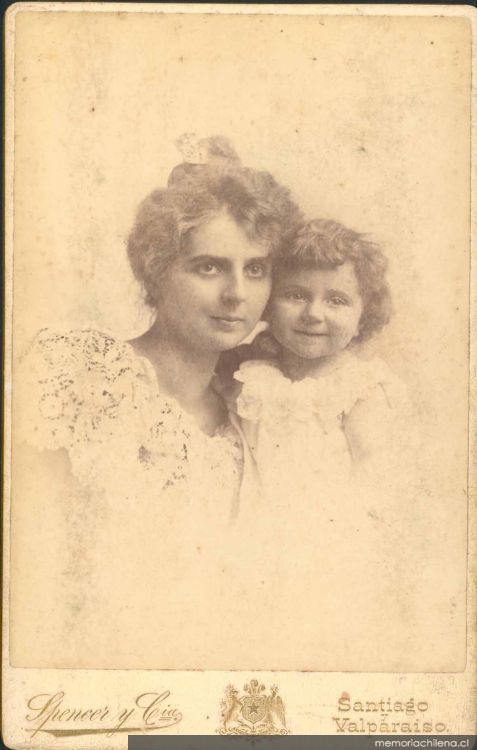 Mujer y niña, ca. 1890