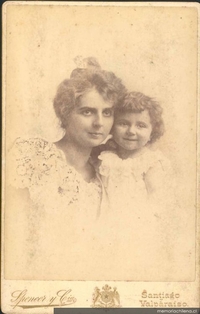 Mujer y niña, ca. 1890
