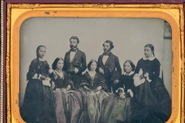 Grupo de personas, ca. 1850