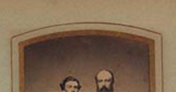 Retrato de Aniceto Vergara Albano y Mariano Donato Muñoz, 18 de marzo de 1866