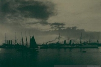 Barcos en el puerto, ca. 1906