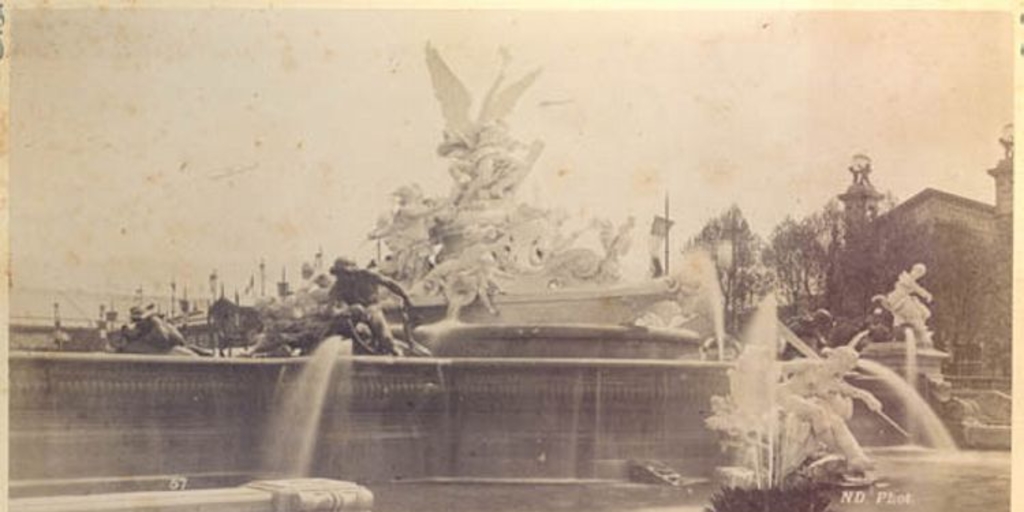 Fuente Monumental en el Campo de Marte, 1889