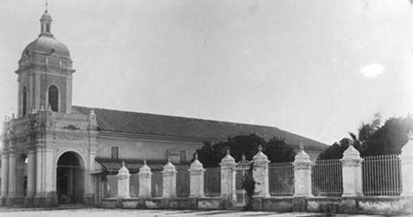 Capilla y casas de San José del Carmen del Huique, ca. 1890