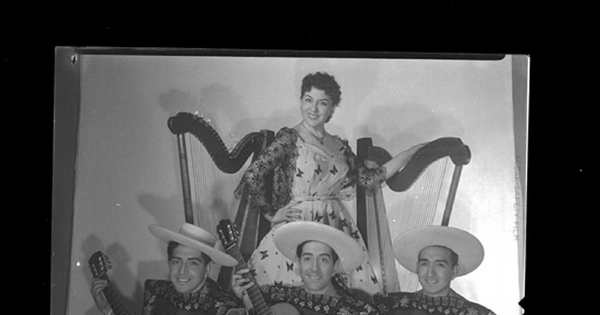 Retrato de "Los 4 hermanos Silva", ca. 1955