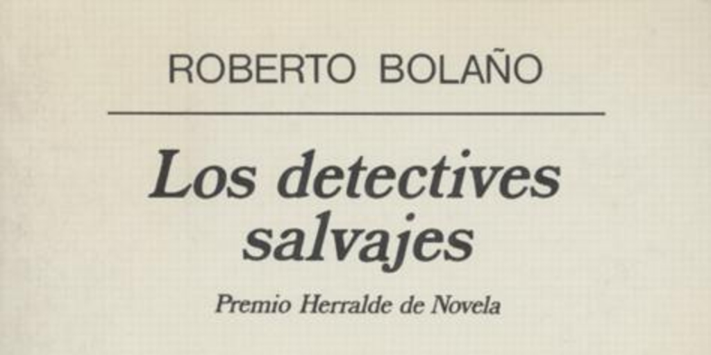 Los detectives salvajes