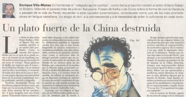 El plato fuerte de la China destruida
