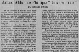 Arturo Aldunate Phillips : Universo vivo