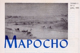 Mapocho : tomo 1, n° 2, v. 1, julio de 1963