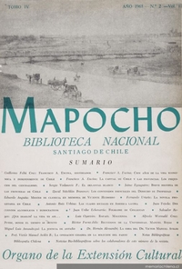 Mapocho : tomo 4, n° 2, v. 11, 1965