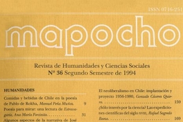 Mapocho : n° 36, segundo semestre, 1994