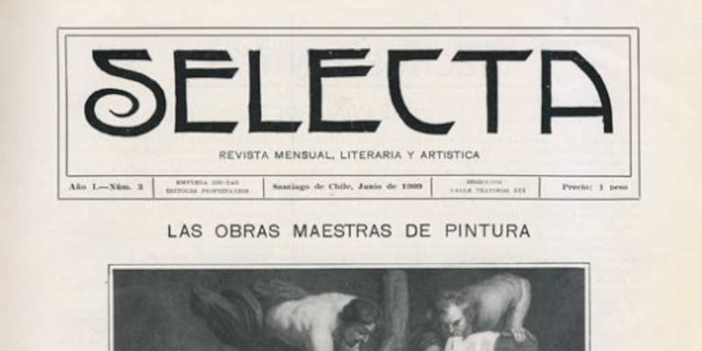 Selecta : año 1, n° 3, junio de 1909