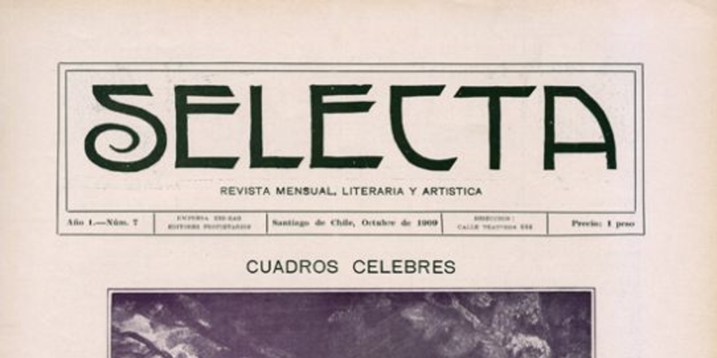 Selecta : año 1, n° 7, octubre de 1909