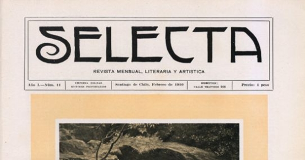 Selecta : año 1, n° 11, febrero de 1910