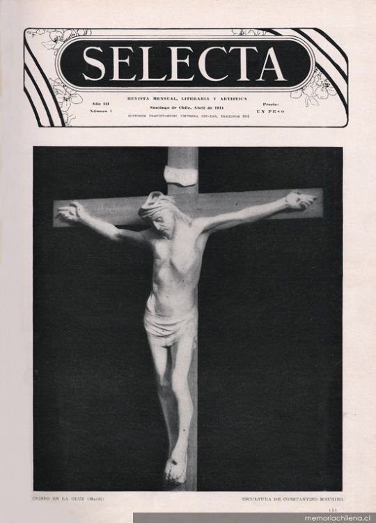 Selecta : año 3, n° 1, abril 1911