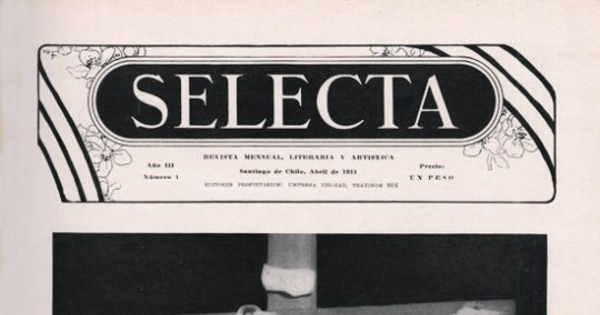 Selecta : año 3, n° 1, abril 1911