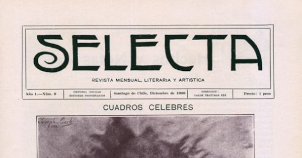 Selecta : año 1, n° 9, diciembre de 1909