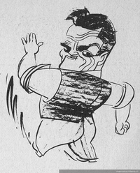 Caricatura de James Cagney, 1929