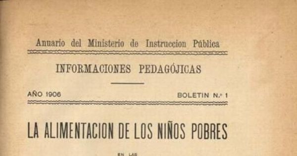 La alimentación de los niños pobres en las escuelas públicas