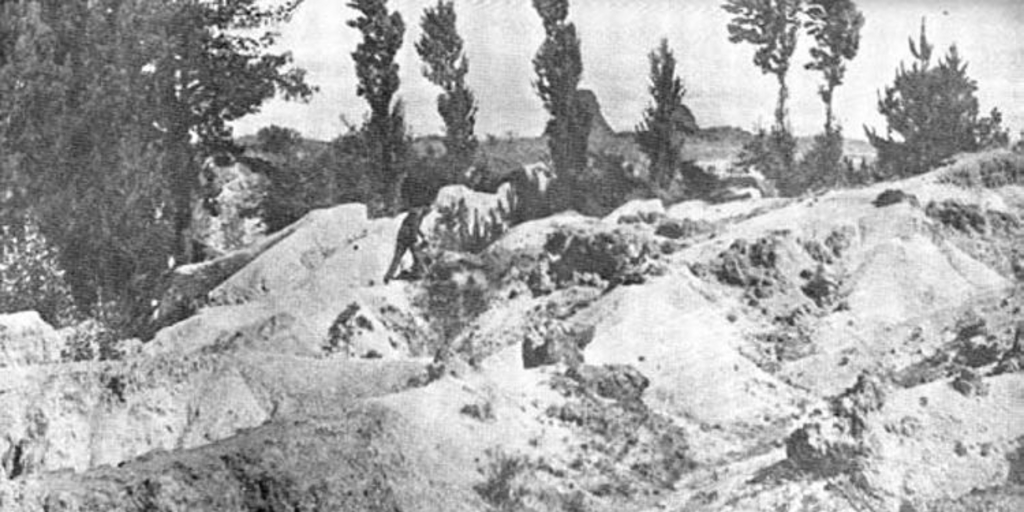 Suelos erosionados en la provincia de Ñuble, primera mitad del siglo 20