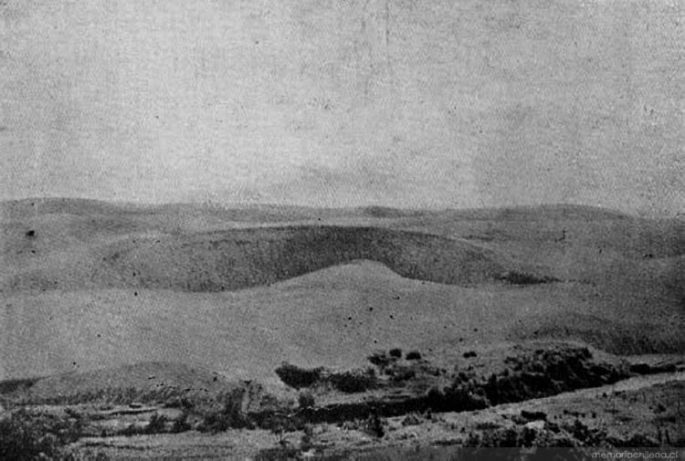 Aspecto general de las dunas de Chanco, ca. 1940