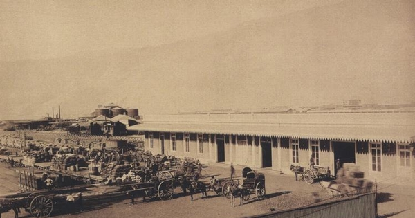Estación de ferrocarriles de Iquique, 1889
