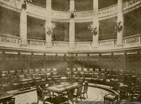 Cámara de Senadores, hacia 1918