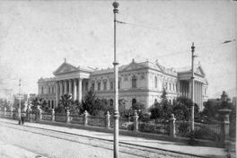 Congreso Nacional. Esquina Bandera y Catedral, 1920