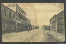 Calle Manuel Montt, Temuco, ca. 1920