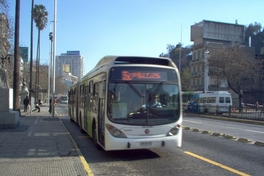 Bus articulado del sistema TranSantiago, 2007