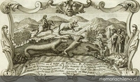 Personas y animales de Chile, 1748