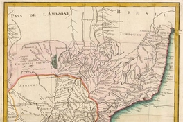Carte du Paraguay et partie des pays adjacents, 1771