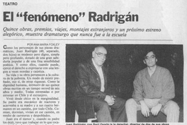 El "fenómeno" Radrigán