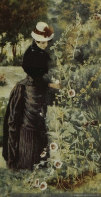 La dama en el jardín