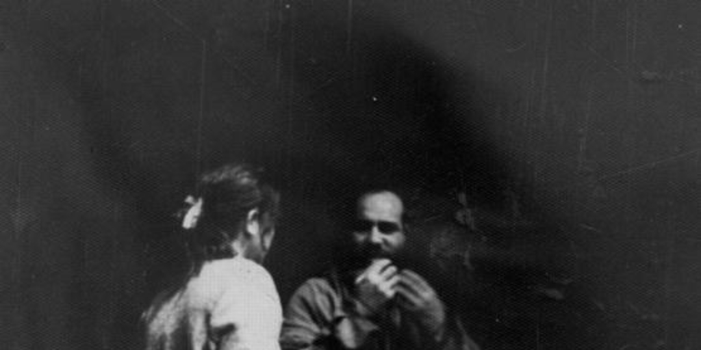 Silvia Marín y Pepe Herrera en Hechos consumados, primer montaje, 1981